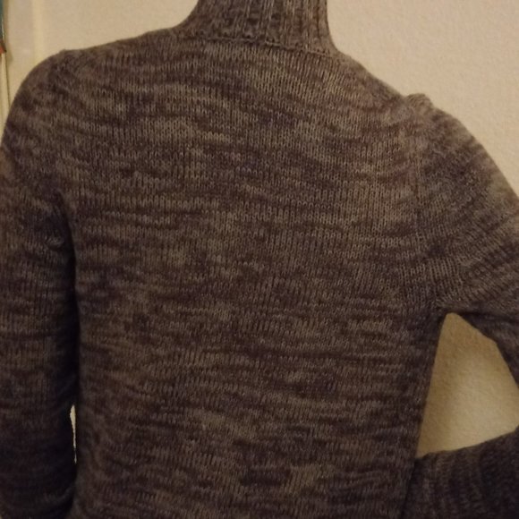 Moda Intl Grey Asymmetrical Sweater Jacket - Picture 9 of 16